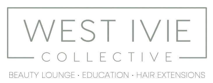 Logo of West Ivie Collective, a beauty lounge specializing in hair extensions and education.